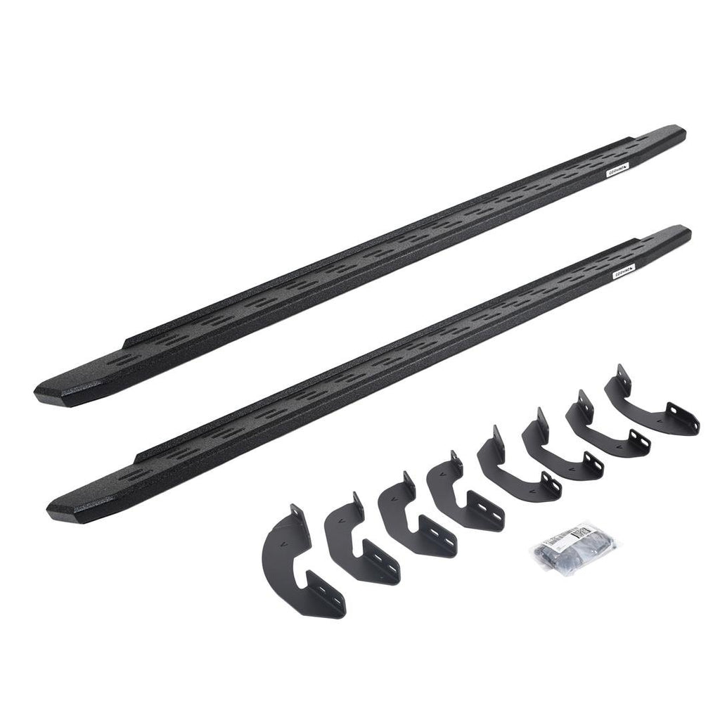 Go Rhino 69641687T RB30 Running Boards with Mounting Bracket Kit - Crew Max Only