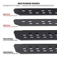 Load image into Gallery viewer, Go Rhino 69642568ST RB30 Slim Line Running Boards with Mounting Bracket Kit