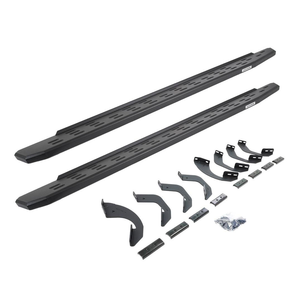 Go Rhino 69643580PC RB30 Running Boards with Mounting Bracket Kit - Double Cab