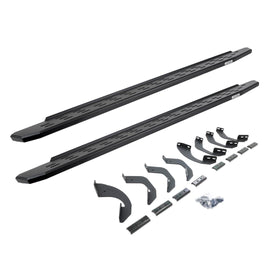 Go Rhino 69643687PC RB30 Running Boards with Mounting Bracket Kit - Crew Max Only
