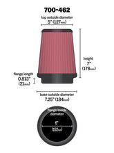 Load image into Gallery viewer, AIRAID 700-462 Universal Air Filter