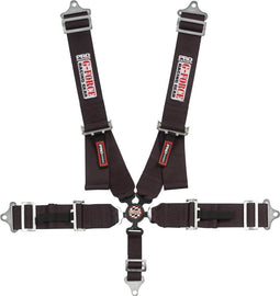 G-FORCE Racing Gear 7000BK PRO 5PT PD- LAP IND-SHLD CAM BLACK