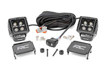 Load image into Gallery viewer, LED Light Kit | Cowl Mount | 2" Black Pair | White DRL | Jeep Gladiator JT/Wrangler JL (18-26)