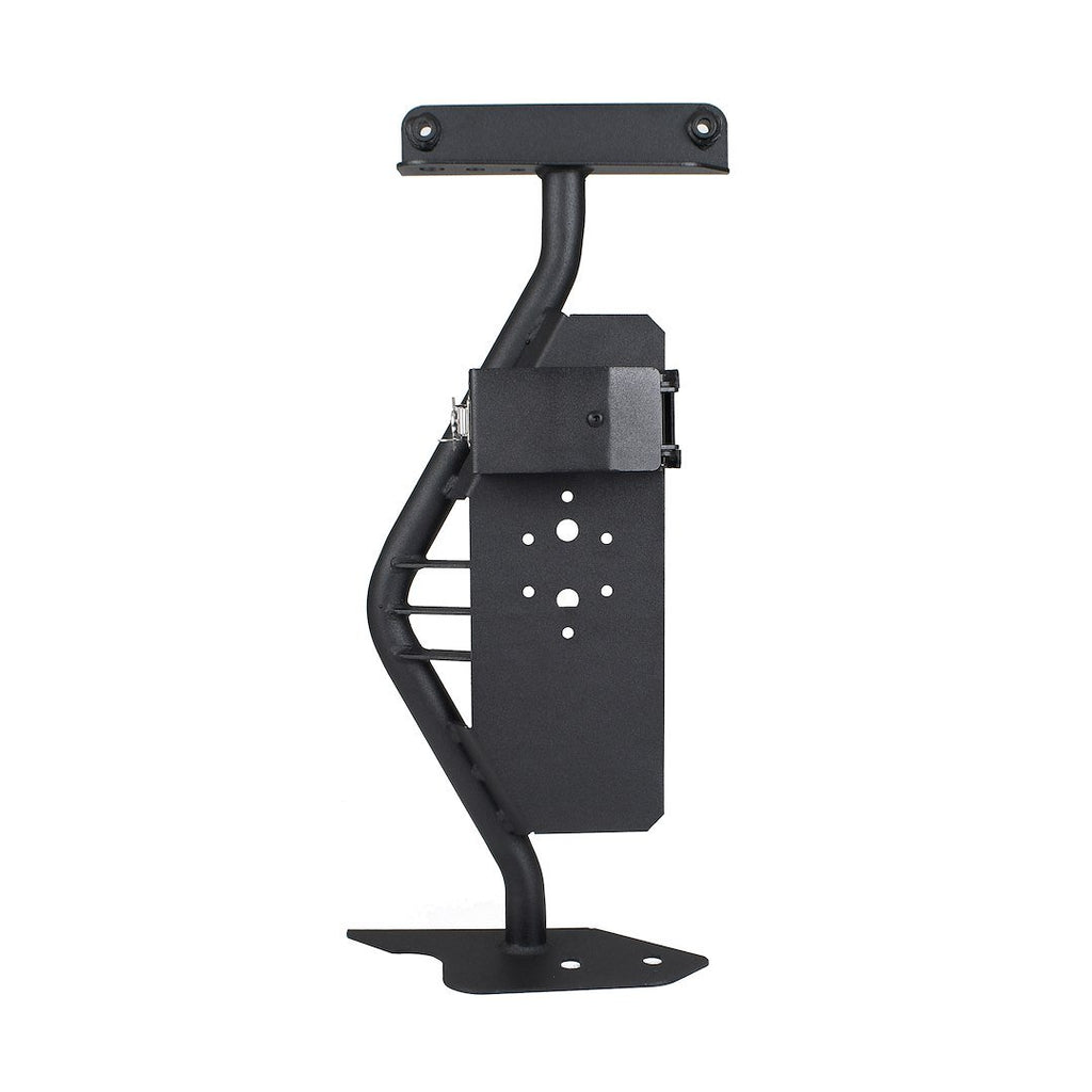 Go Rhino 701011T Exterior Hi-Lift Jack Mount with Clamp for Jeep Wrangler JL, JLU, Gladiator JT