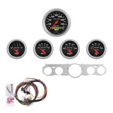 AutoMeter 7035-SC DIRECT FIT DASH KIT, MUSTANG 65-66, MPH/FUEL/OILP/WTMP/BAT, SC