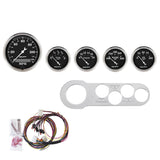 AutoMeter 7042-OTB DIRECT FIT DASH KIT, CHEVY CAR 53-54, MPH/FUEL/OILP/WTMP/BAT, OTB