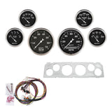 AutoMeter 7043-OTB DIRECT FIT DASH KIT, CHEVY TRUCK 64-66, TACH/MPH/FUEL/OILP/WTMP/VOLT, OTB