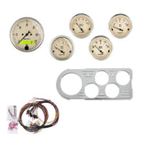 AutoMeter 7046-AB DIRECT FIT DASH KIT, FORD TRUCK 48-50, MPH/FUEL/OILP/WTMP/BAT, AB