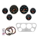 AutoMeter 7048-DB DIRECT FIT DASH KIT, FORD TRUCK 53-55, TACH/MPH/FUEL/OILP/WTMP/VOLT, DB