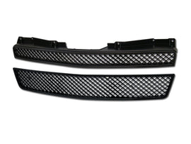 Armordillo USA 7146969 2007-2014 Chevy Avalanche 2Pcs Mesh Style Front Grille (Black)