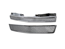 Load image into Gallery viewer, Armordillo USA 7146976 2007-2014 Chevy Avalanche 2Pcs Mesh Style Front Grille (Chrome)
