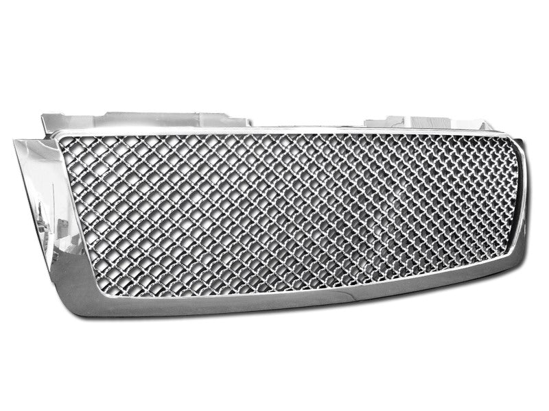 Armordillo USA 7146990 2007-2014 Chevy Avalanche Mesh Style Front Grille (Chrome)