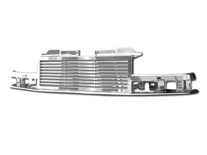Armordillo USA 7147010 1998-2004 Chevy Blazer Horizontal Style Front Grille (Chrome)