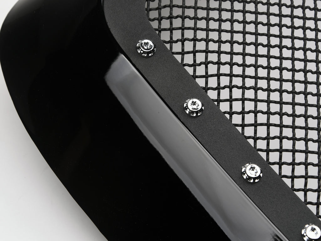 Armordillo USA 7161399 2002-2005 Dodge Ram 1500 Studded Mesh Grille - Gloss Black.