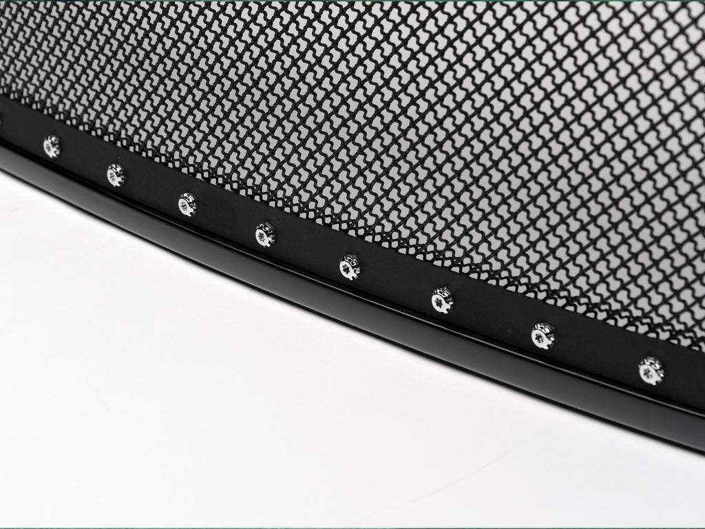 Armordillo USA 7161399 2002-2005 Dodge Ram 1500 Studded Mesh Grille - Gloss Black.