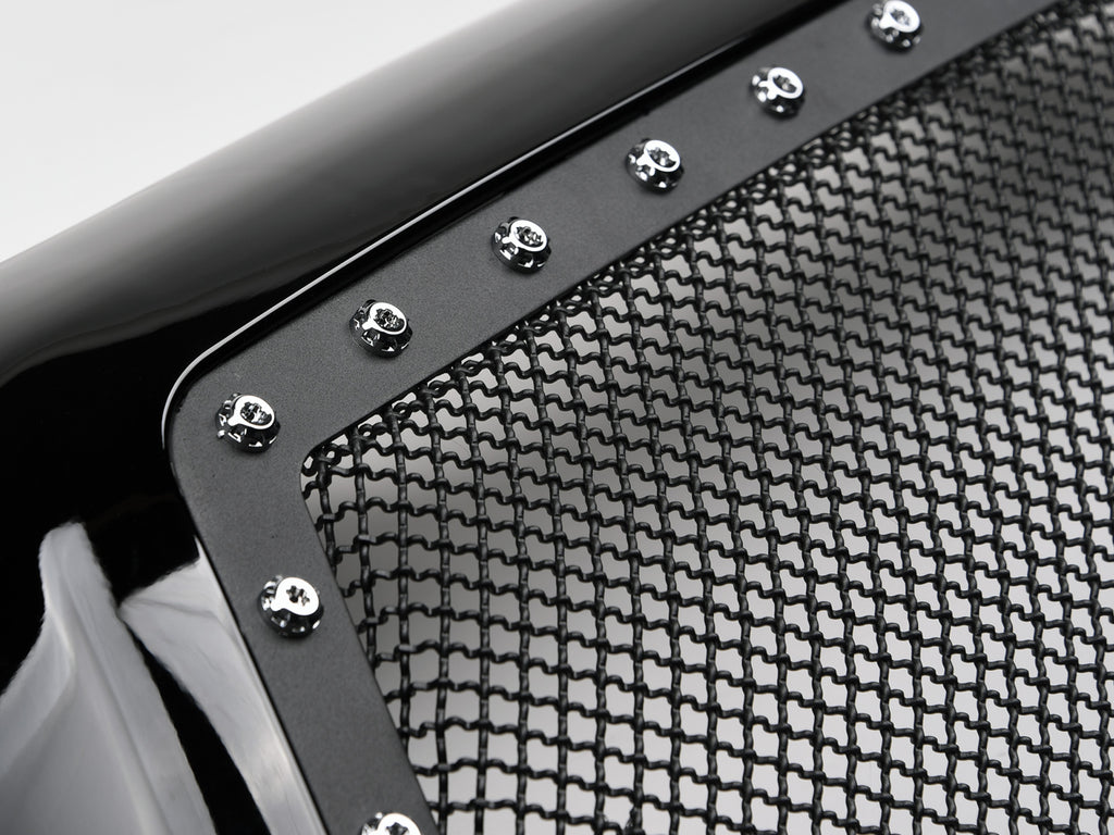 Armordillo USA 7161443 2005-2011 Toyota Tacoma Studded Mesh Grille - Gloss Black.