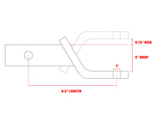 Load image into Gallery viewer, Armordillo USA 7161504 3" Drop Down Hitch For 2" Receiver.