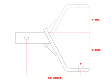 Load image into Gallery viewer, Armordillo USA 7161559 6" Drop Down Hitch For 2" Receiver.
