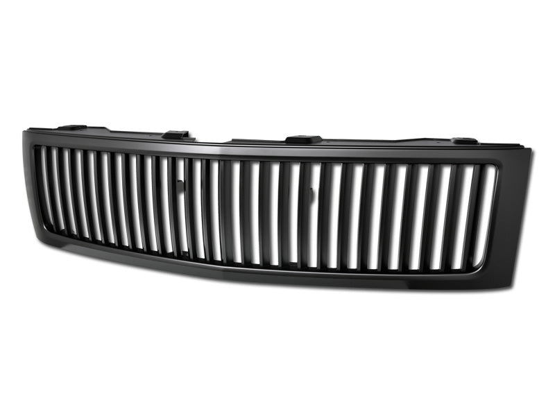 Armordillo USA 7165878 2007-2013 Chevy Silverado 1500 Vertical Style Front Grille (Matte Black)