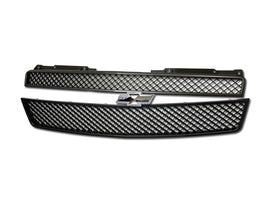 Armordillo USA 7166004 2007-2012 Chevy Tahoe 2Pcs Mesh Style Front Grille (Matte Black)