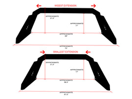 Armordillo USA 7180376 CR2 Chase Rack Fits most Mid Size and Full Size Trucks.