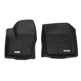 Westin 72-110060 Sure-Fit Floor Liner; Black; Front; 2 pc.;