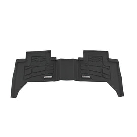 Westin 72-113073 Sure-Fit Floor Liner; Black; Rear; For Double Cab;