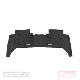 Westin 72-114019 Sure-Fit Floor Liner; Black; Rear; For Super Cab;