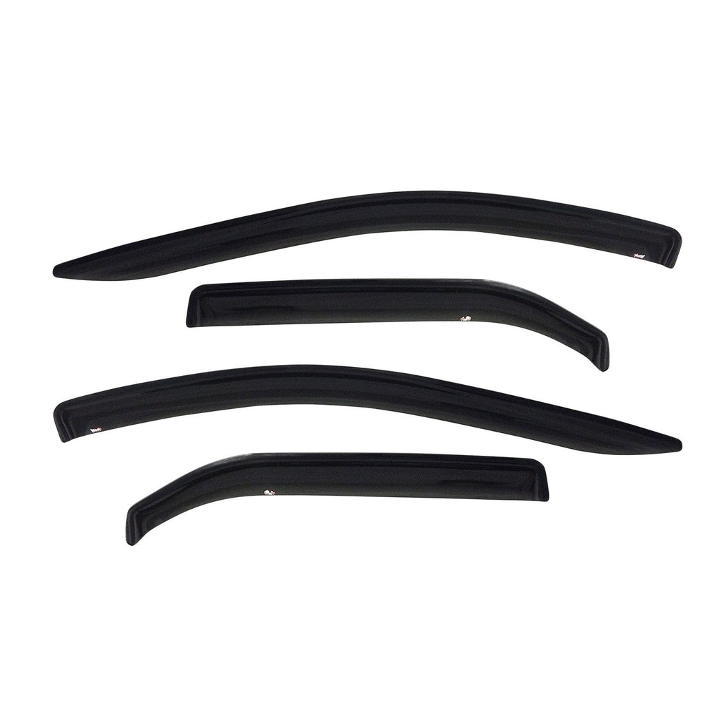 Westin 72-31484 Slim Wind Deflector; 4 pc.; Smoke;