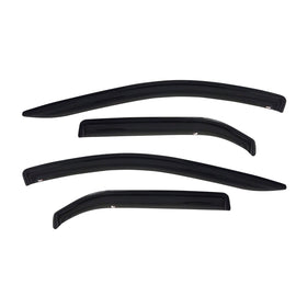 Westin 72-31484 Slim Wind Deflector; 4 pc.; Smoke;