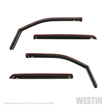 Load image into Gallery viewer, Westin 72-35407 In-Channel Wind Deflector; 4 pc.; Smoke;