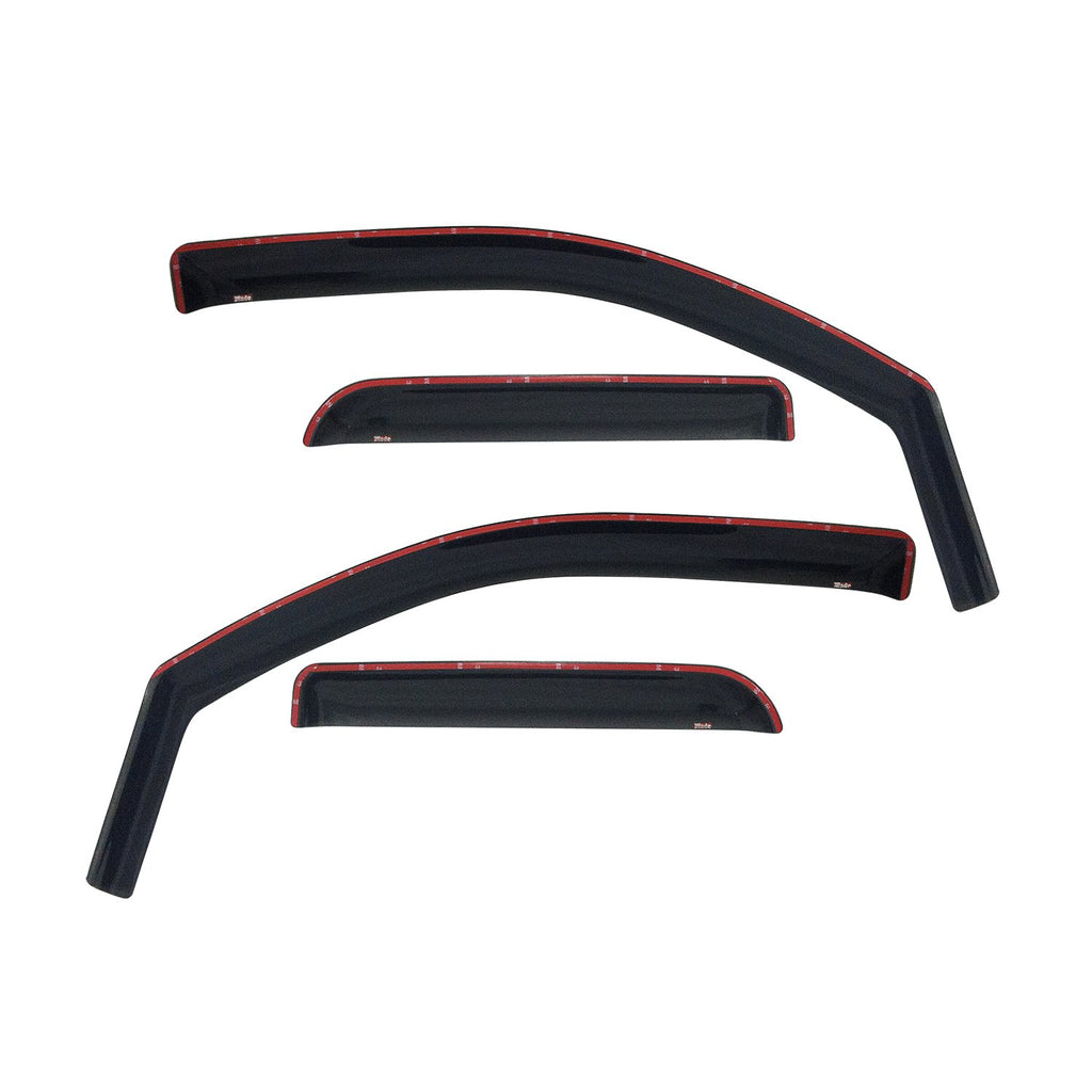 Westin 72-39403 In-Channel Wind Deflector; 4 pc.; Smoke;