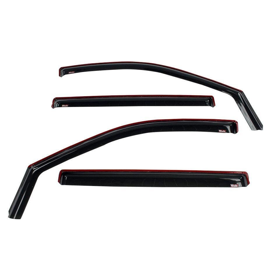 Westin 72-39429 In-Channel Wind Deflector; 4 pc.; Smoke;
