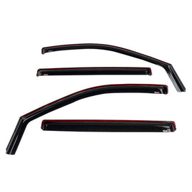 Westin 72-39429 In-Channel Wind Deflector; 4 pc.; Smoke;