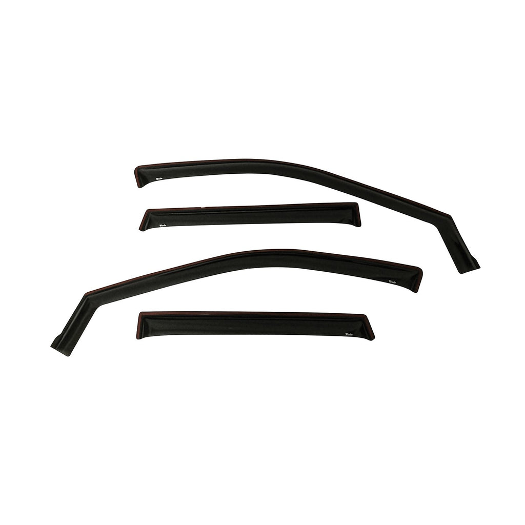 Westin 72-51487 In-Channel Wind Deflector; 4 pc.; Smoke;