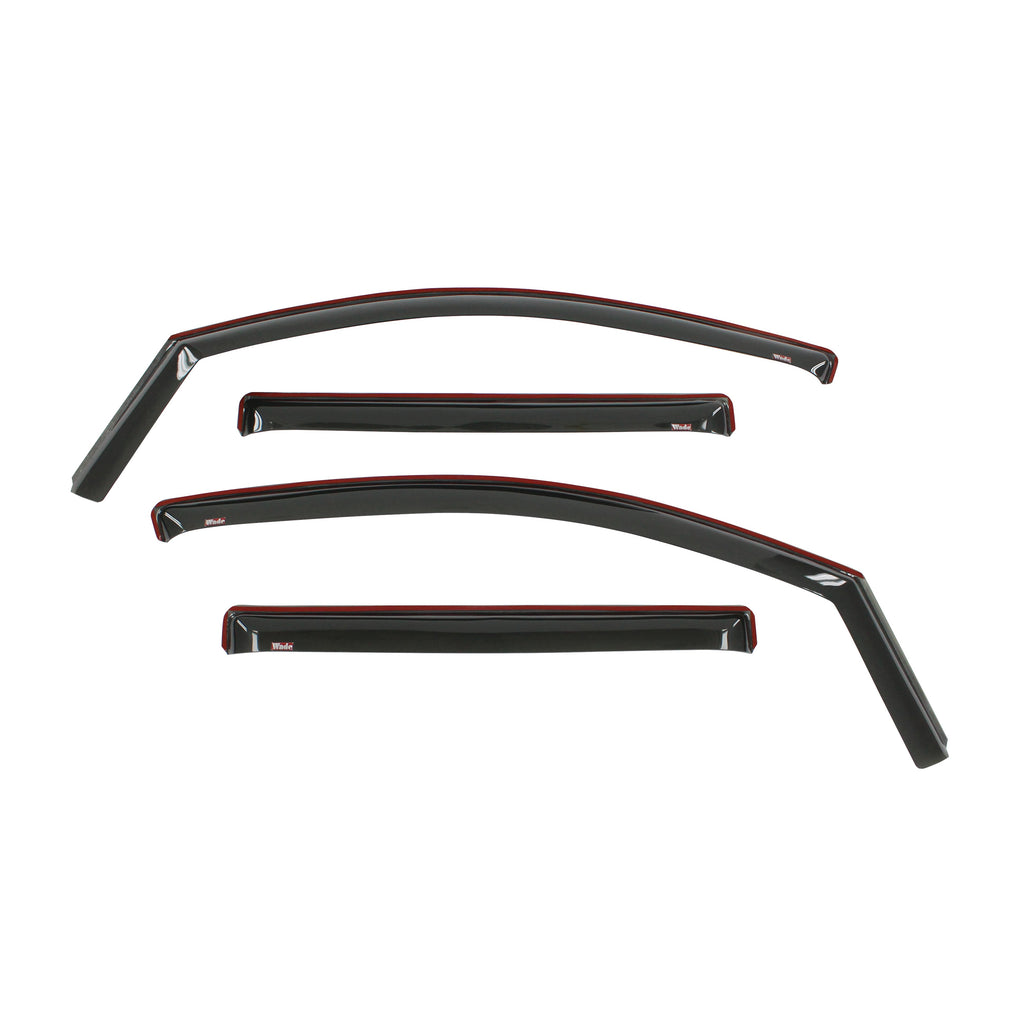 Westin 72-69483 In-Channel Wind Deflector; 4 pc.; Smoke;