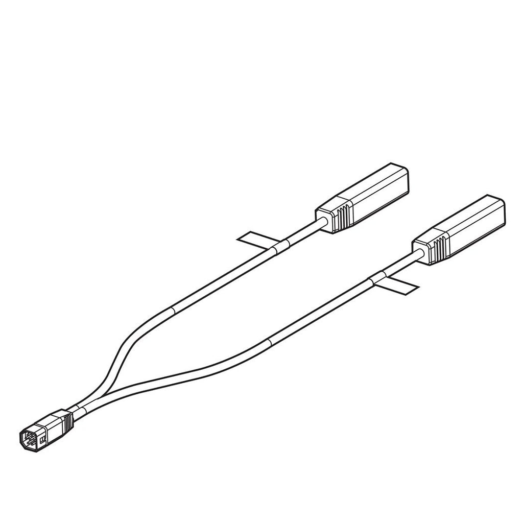 HUMMINBIRD 720101-1 ADAPTER CABLE  9 M SIDB Y  HELIX