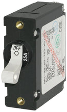 Load image into Gallery viewer, BLUE SEA 7218-BSS CIRCUIT BREAKER AA1TOGGLE 25A WHT