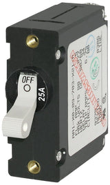 BLUE SEA 7218-BSS CIRCUIT BREAKER AA1TOGGLE 25A WHT