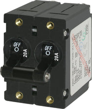 Load image into Gallery viewer, BLUE SEA 7236-BSS CIRCUIT BREAKER AA2TOGGLE 20A BLK