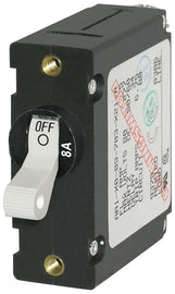 BLUE SEA 7299-BSS CIRCUIT BREAKER AA1TOGGLE 8A WHT