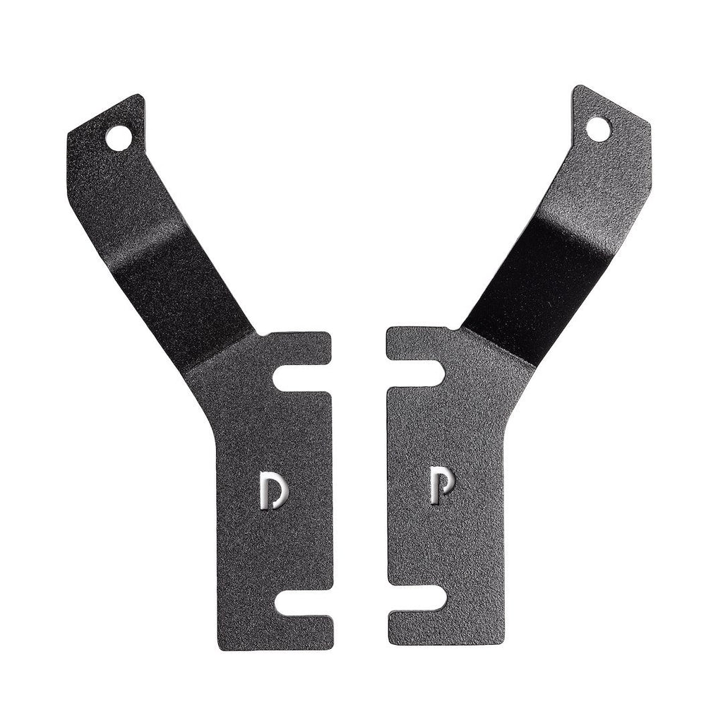 Go Rhino 732325T XE Hood Hinge Cube Light Mounts - 16-23 Nissan Titan XD/17-23 Nissan Titan