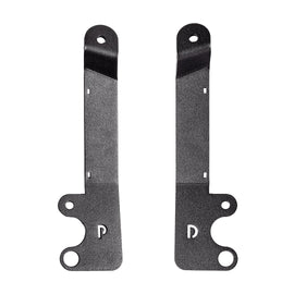 Go Rhino 732345T XE Hood Hinge Cube Light Mounts - 2018-2023 Subaru Crosstrek