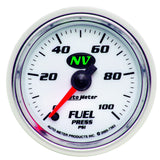 AutoMeter 7363 GAUGE, FUEL PRESSURE, 2 1/16