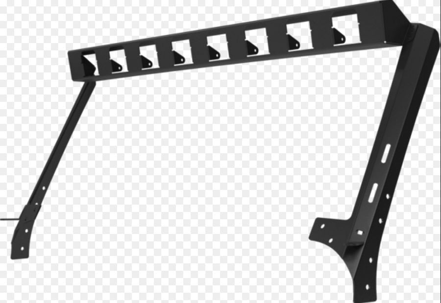 Go Rhino 738300T WLF mounts lights above windshield to help increase driving visibility off road