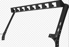 Go Rhino 738300T WLF mounts lights above windshield to help increase driving visibility off road