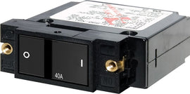 BLUE SEA 7407-BSS CIRCUIT BREAKER SC1 FLAT ROCKER 40A