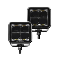Load image into Gallery viewer, Go Rhino 750200321SCS Blackout Series - CUBEIT 2x2 LED Cube Spot Lights, Pair