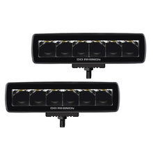Load image into Gallery viewer, Go Rhino 750300621SBS Blackout Series - SIXLINE 6-LED Spot Lights, Pair
