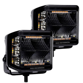 Go Rhino 750700322FCS Available in spot or flood optics, these lights emit a bright white 5700K beam.